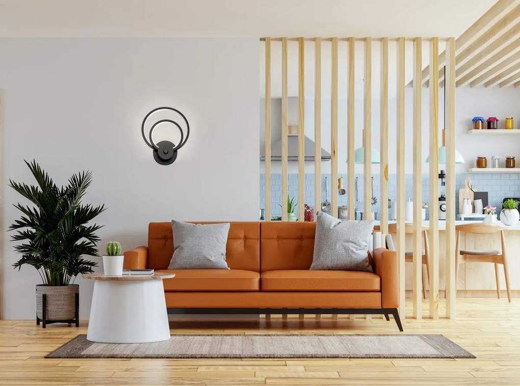 Nástenná lampa APP1042-W matná čierna