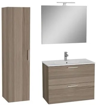 VitrA Mia kúpeľňová zostava s umývadlom 80 cm vrátane umývadlovej batérie, vtoku a sifónu cordoba KSETMIA80C