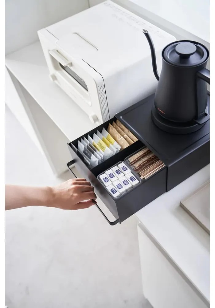 Čierna škatuľka na čaj Tower – YAMAZAKI