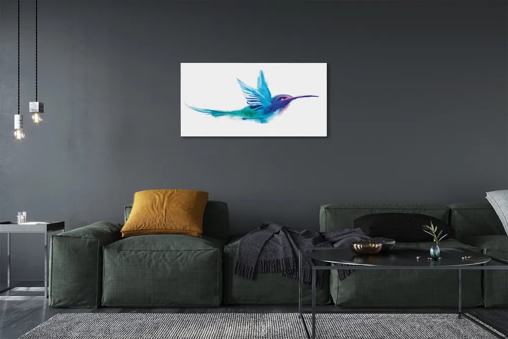 Obraz na plátne maľované papagáj 120x60 cm