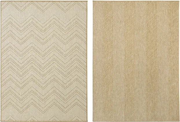 Obojstranný koberec 206139/10810 béžový / krémový