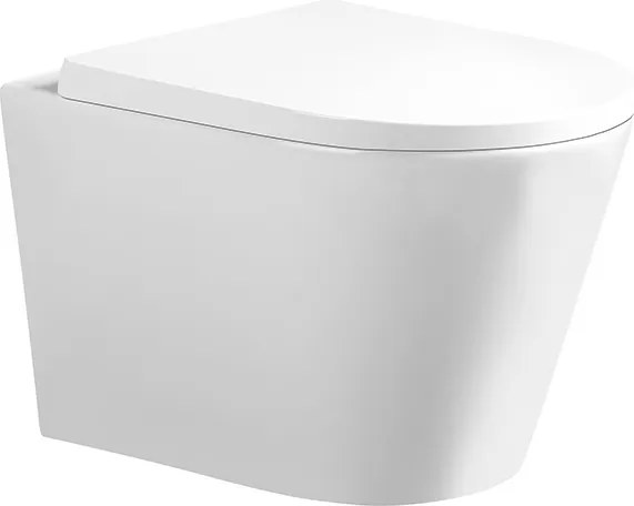 BPS-koupelny Závesná WC misa so SoftClose sedadlom HYD-4772, biela