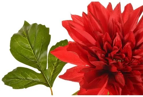 Umelá kvetina Dahlia červená, 68 cm