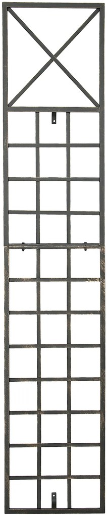 Mriežka na popínavé rastliny Trigo - 198 x 40 cm - Bronzová