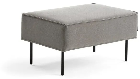 Taburet COPENHAGEN PLUS, látka, šedohnedá