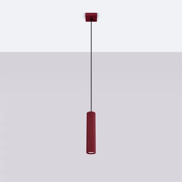 Brilagi - LED luster na lanku CRESTO 1xGU10/10W/230V bordová