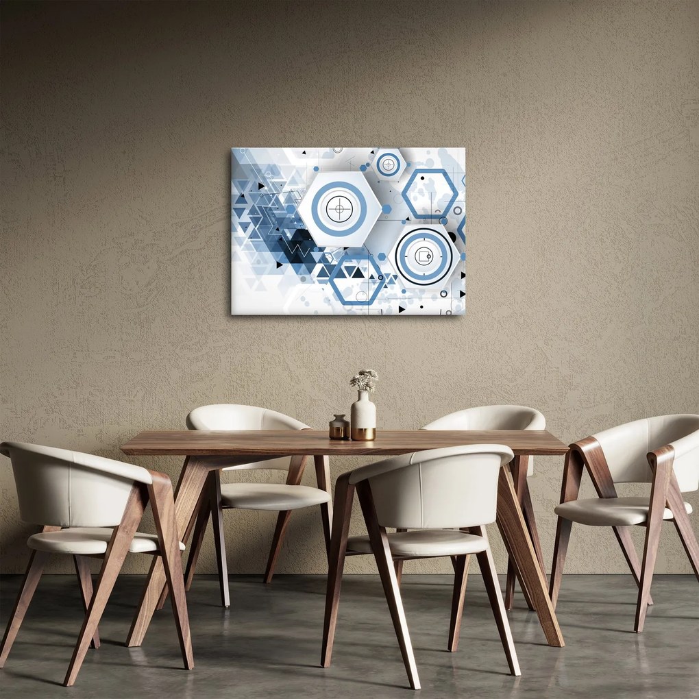 Obraz - Geometrická abstrakcia (70x50 cm)