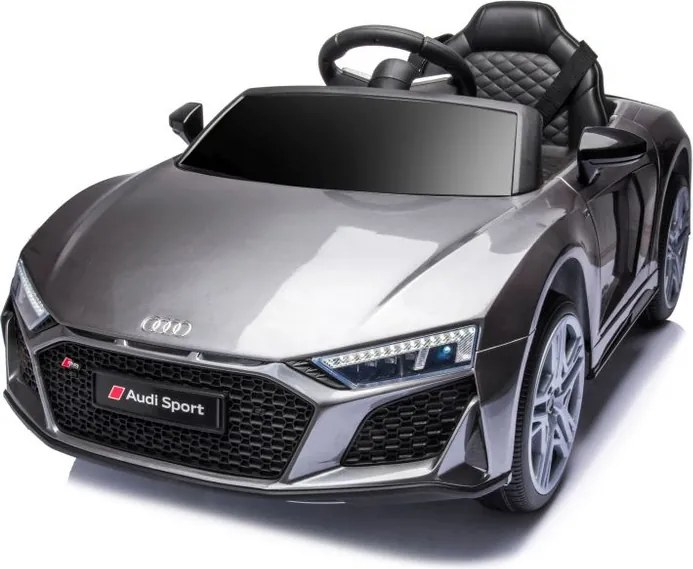LEAN CARS Elektrické autíčko Audi R8 Lift A300 strieborné