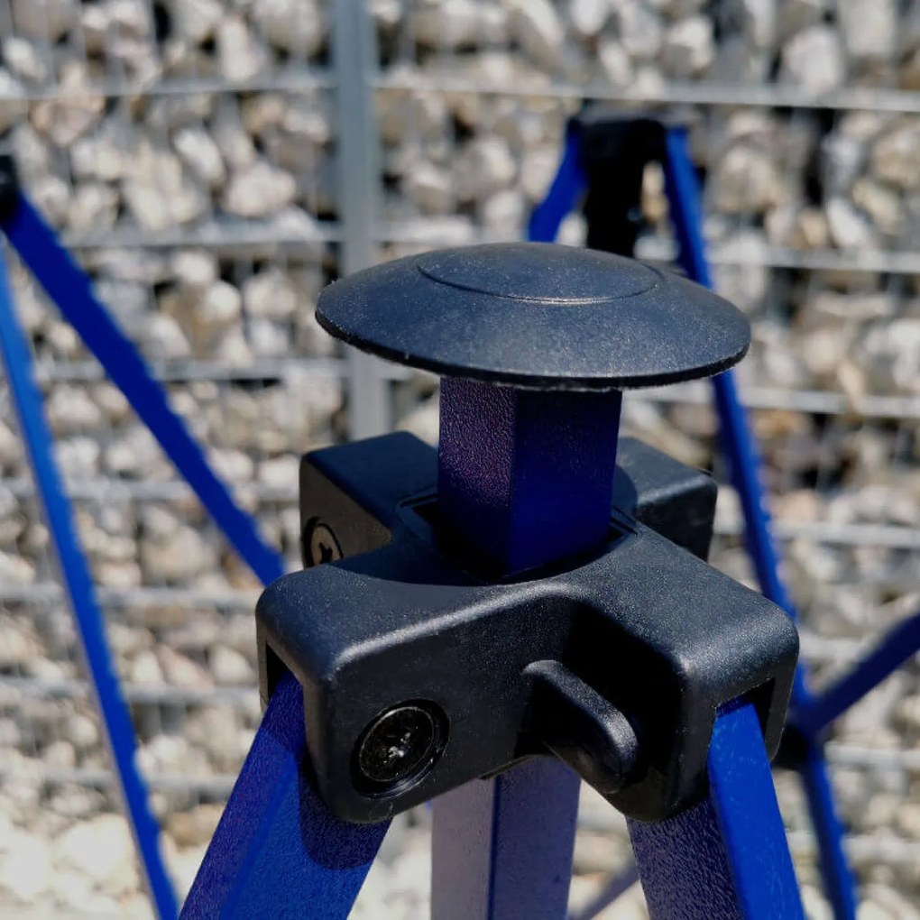 BRIMO Rýchlorozkladací stánok 2x3 m (3 steny): Oceľová pevnosť pre trhovníkov - s 3 stenami - Biela 21