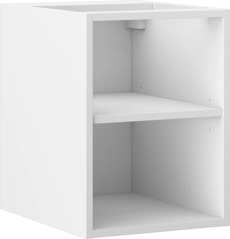 Mexen Box-A, otvorená skrinka s policou 35 cm, biela matná, 91AX2-0350-470-0-01