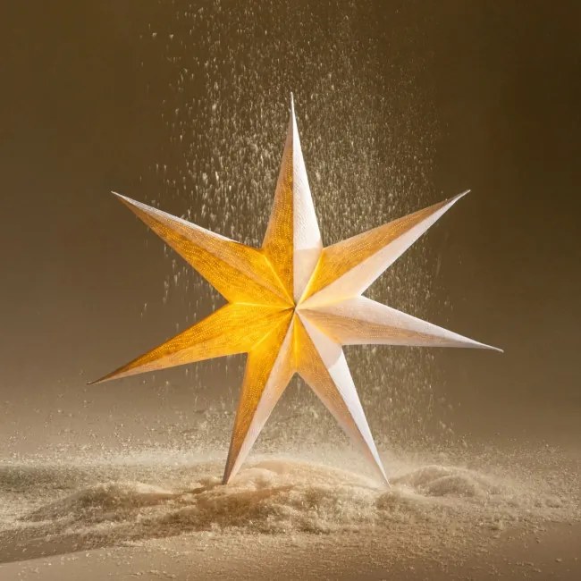 LED hviezda GALLA biela 754630