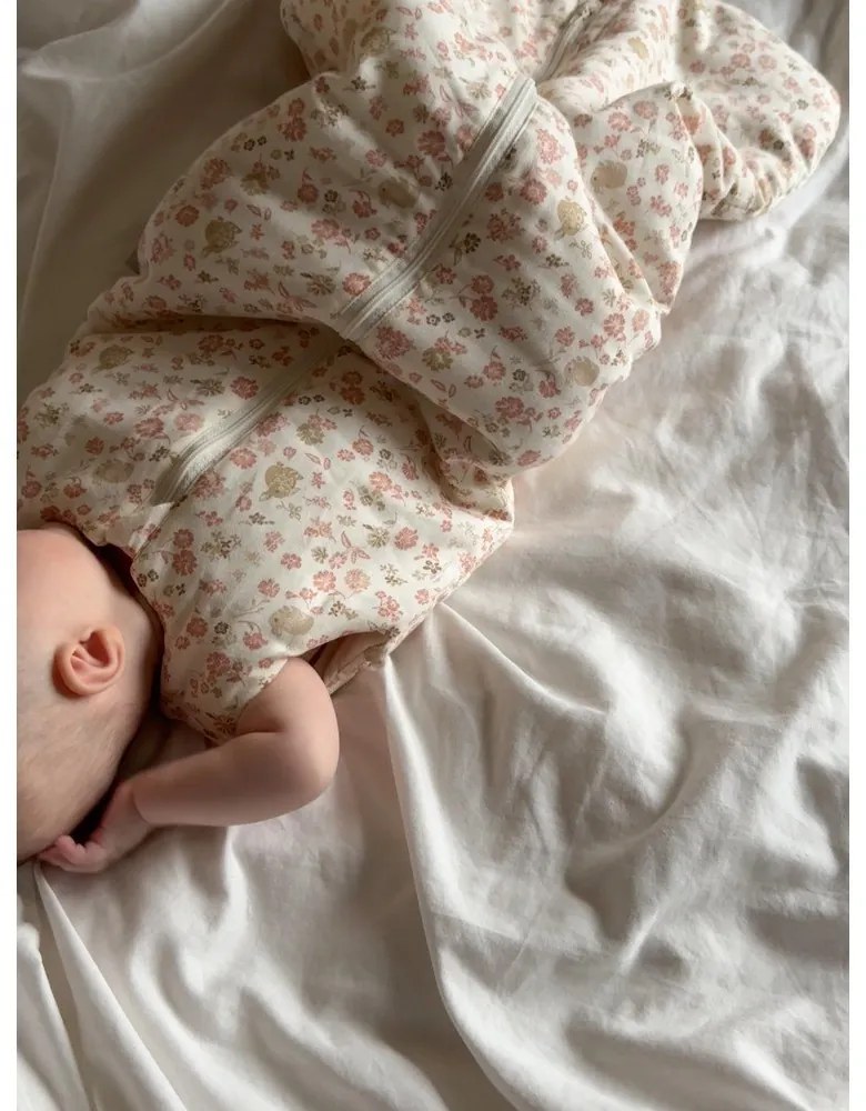 Béžový detský spací vak z Bio bavlny 45x87 cm Augusta – Cam Cam Copenhagen