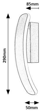 Rabalux 71088 - LED Nástenné svietidlo JARNELLE LED/12W/230V
