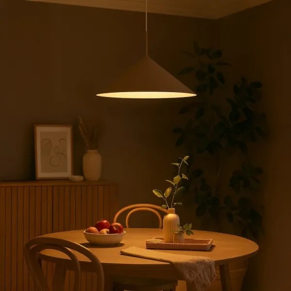 Závesný luster na lankách CAPITAL 1xGX53/15W/230V pr. 60 cm taupe