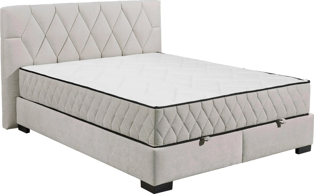XXXLutz AMERICKÁ POSTEĽ, 160/200 cm, béžová MID.YOU - Online Only spálne - 002220053811