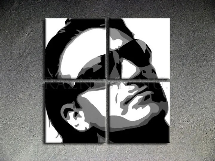 Ručne maľovaný POP Art obraz Bono-U2 | rôzne rozmery