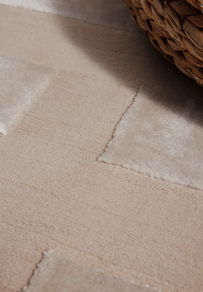 Kusový koberec Perles 106189 Beige Cream z kolekcie Elle, 120x170, béžová, obývacia izba, ELLE Decoration