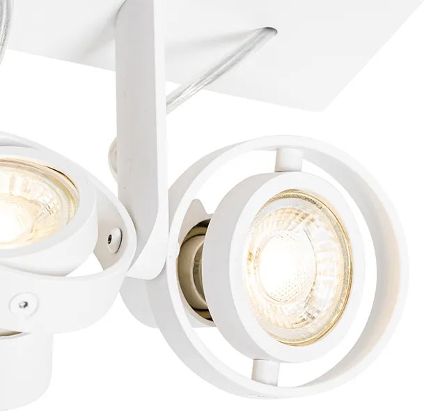 Moderný reflektor biely 2-svetlo - Master 50