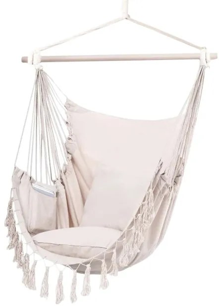 Závesné kreslo BAHIO béžové