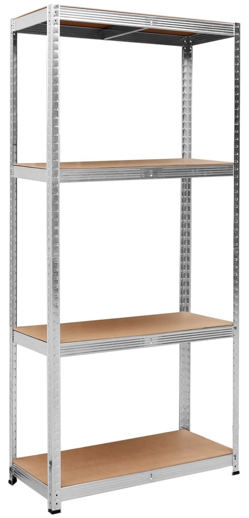 Dielenský regál IRONHOLD 174x80 cm strieborný