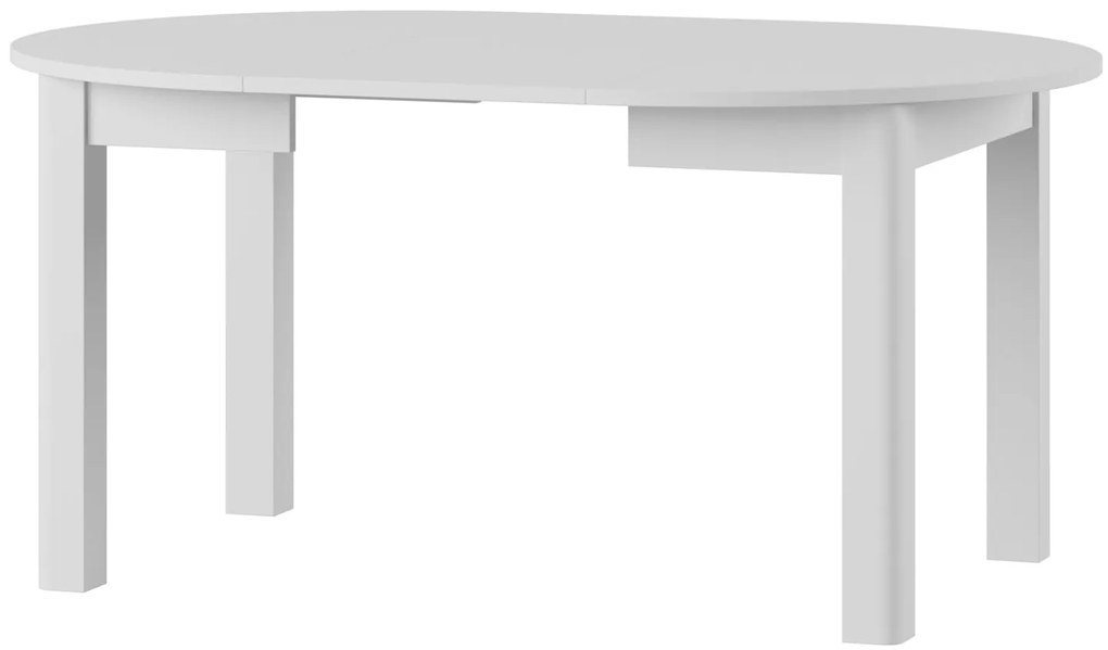 Jídelní rozkládací stůl Uran 01 110/160 cm bílý