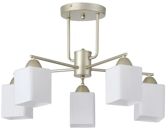 Prisadený luster 5xE27/60W/230V