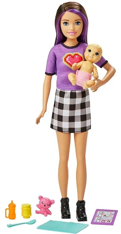 Barbie bábika opatrovateľka s doplnkami BARBIE Skipper