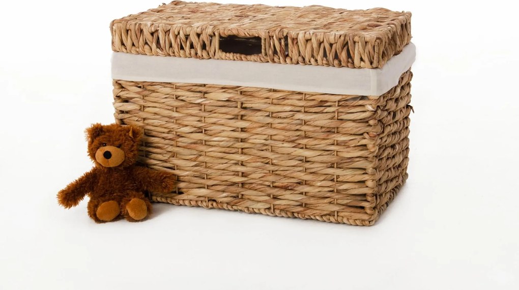 Truhla WANDA, vodný hyacint, šírka 50 cm, natur