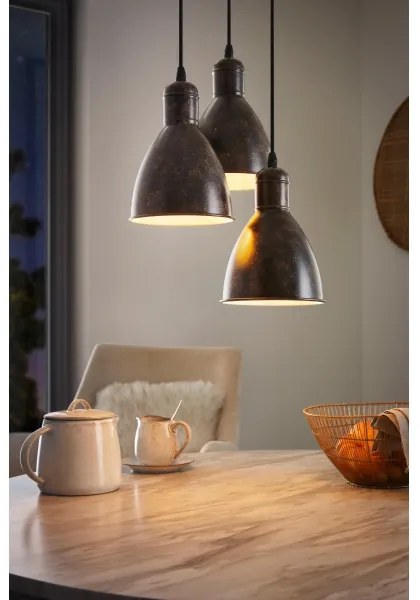Eglo 49493 - Luster PRIDDY 1 3xE27/60W/230V
