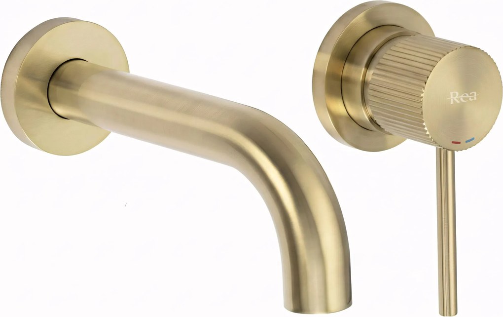 Rea Lungo Grip, podomietková umývadlová batéria, zlatá matná, REA-B7431