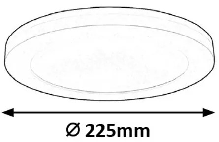 Rabalux LED stropné svietidlo s pohybovým čidlom Sonnet 30W | 2800lm | 4000K | IP20 - priemer 33cm