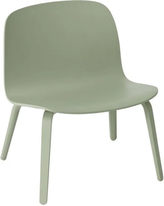 Muuto Kreslo Visu Lounge, dusty green