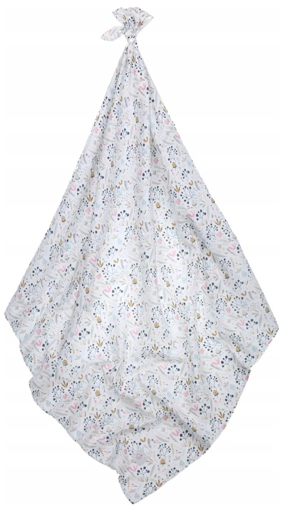 BabiM Mušelínová zavinovacia plienka 120x120 Comfort Design Farba: plameniak