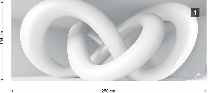 Fototapeta GLIX - 3D Loop + lepidlo ZADARMO Vliesová tapeta  - 250x104 cm