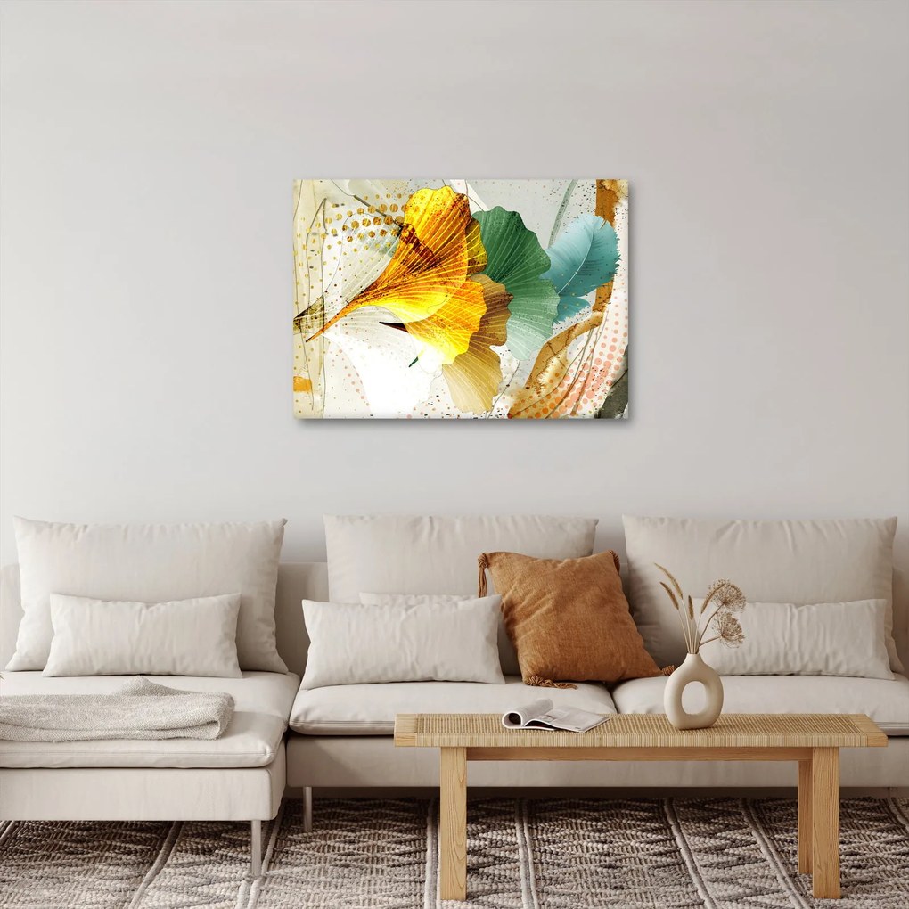 Obraz - Listy (70x50 cm)