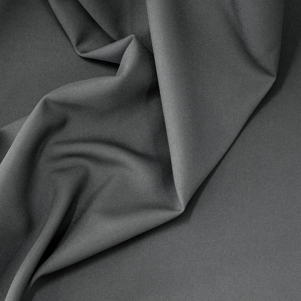 KRÁTKY ZÁVES NA KRÚŽKOCH RITA 140X175 CM GRAFITOVÁ