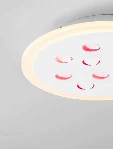 Moderné stropné svietidlo Astraeus RGB 30 s diaľkovým ovládaním