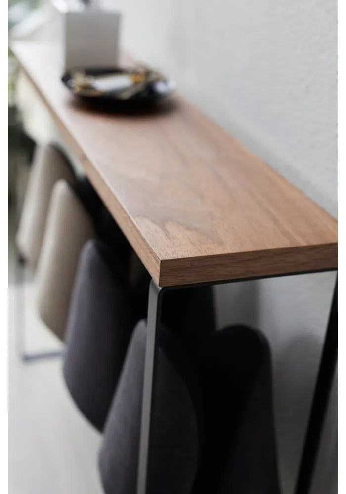 Kovový stojan na prezuvky v čierno-prírodnej farbe Tower – YAMAZAKI