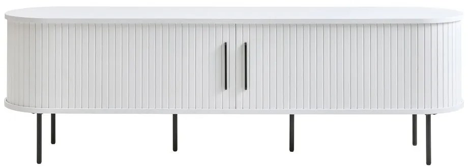 Biely TV stolík 180x56x45 cm Nola – Unique Furniture