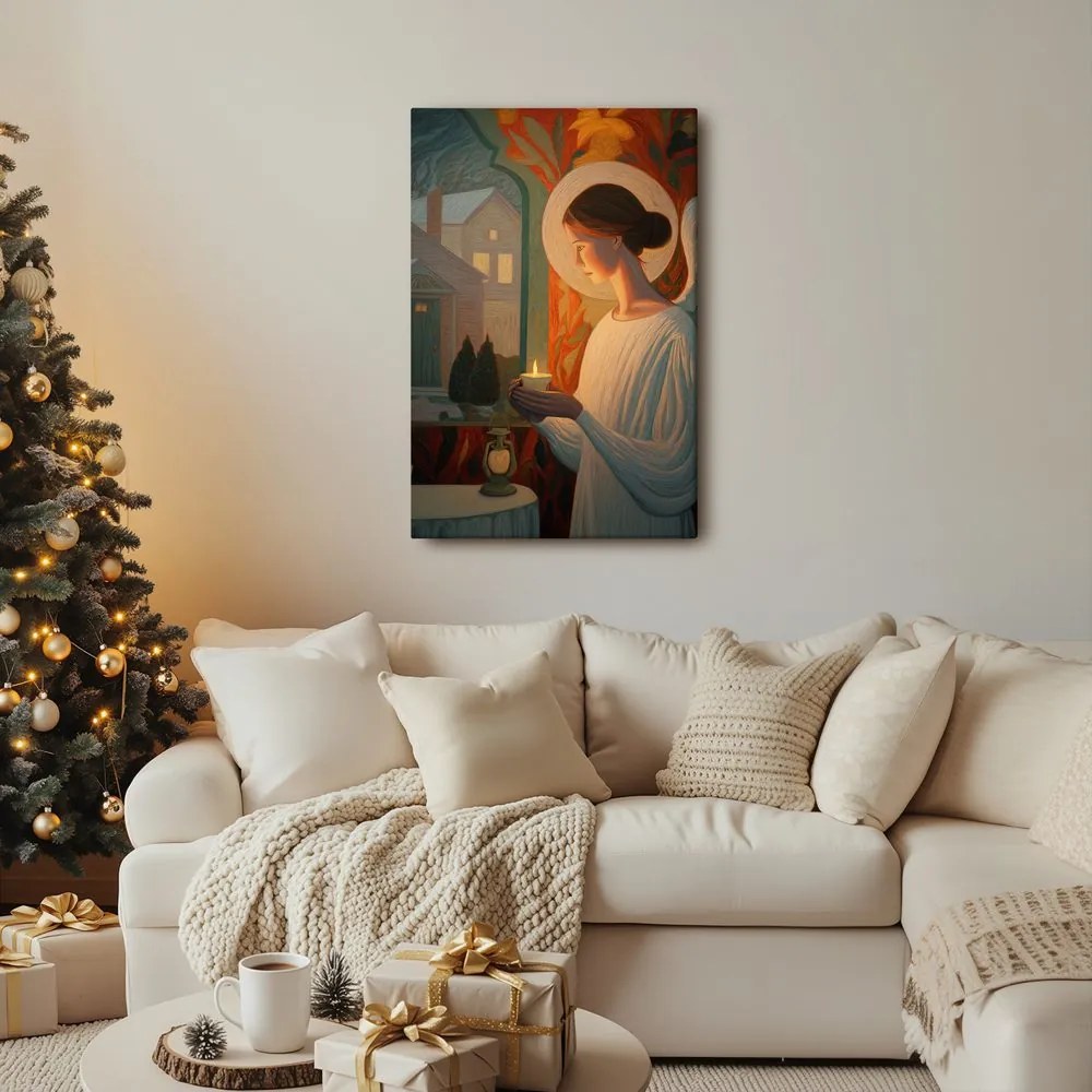 Obraz sviatočné anjelské svetlo