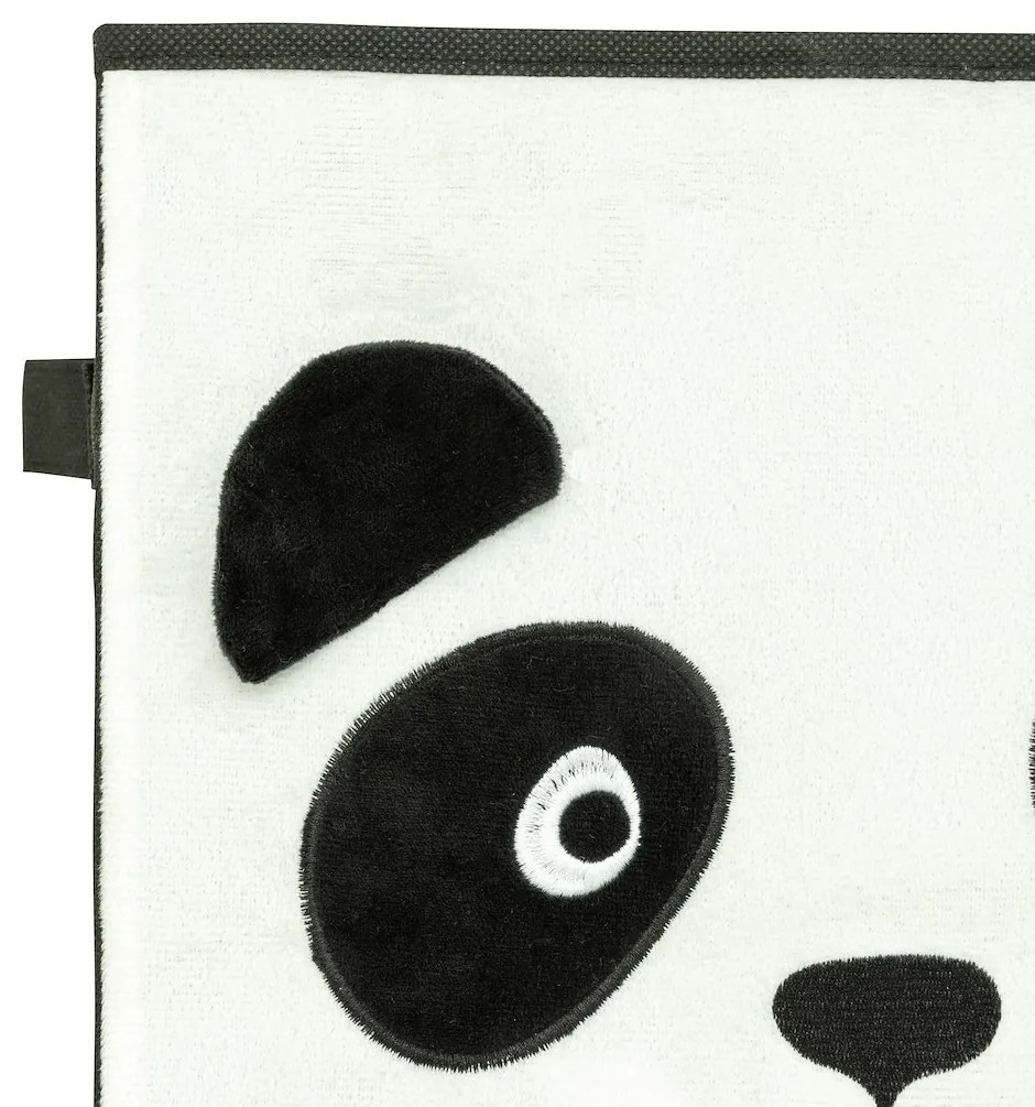 ATMOSPHERA Úložný box Panda, 29x29x29 cm, čierna/biela