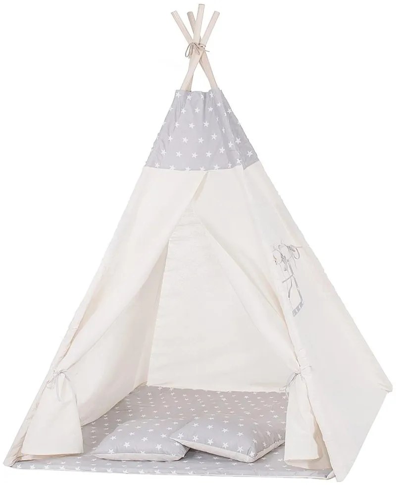 Profitent Detský stan Teepee ŠEDÝ