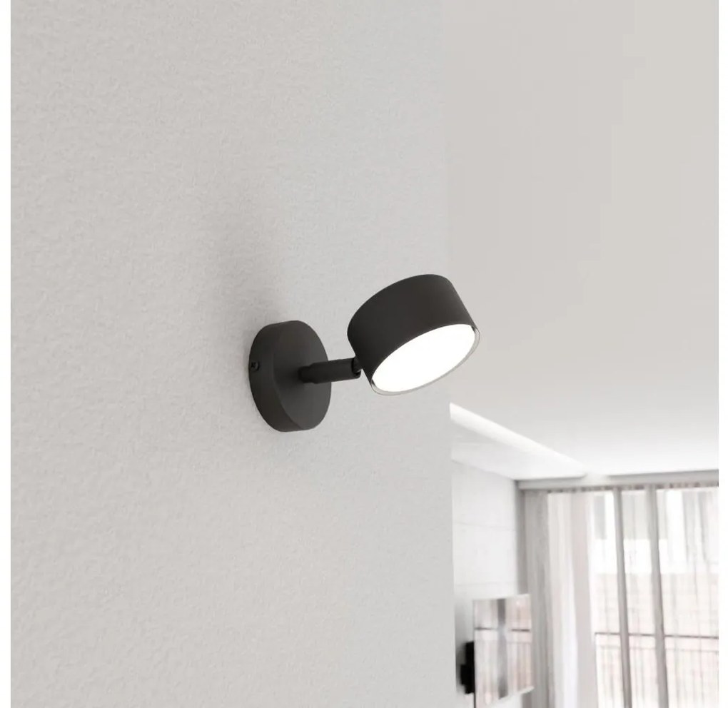 Nástenné svietidlo SORA 1xGX53/12W/230V čierna