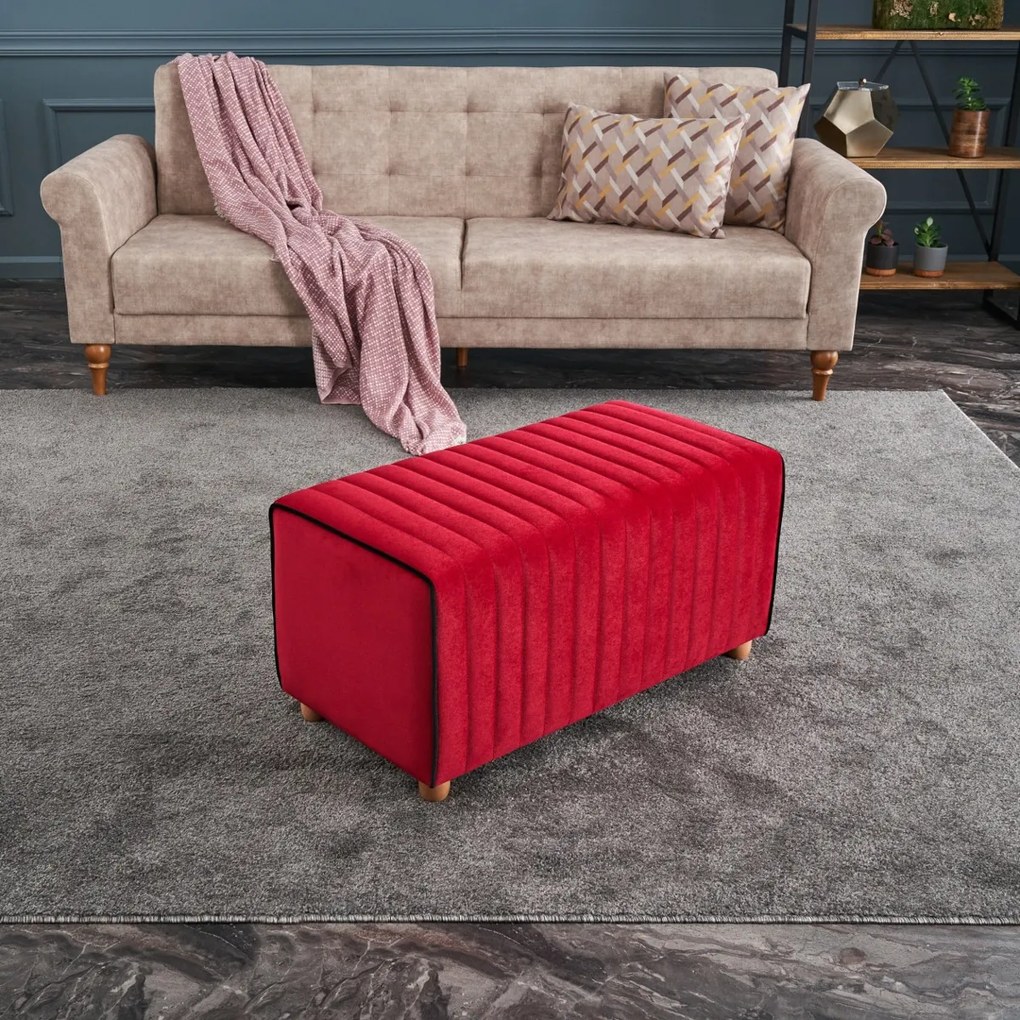 Stolička Mabel Pouf Red