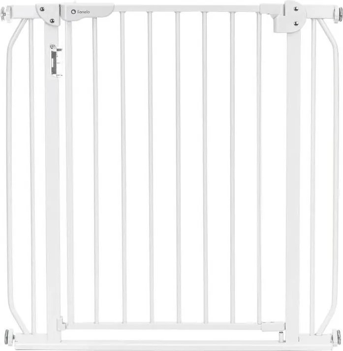 Lionelo - Bezpečnostná bránka TRUUS SLIM LED 1xAAA biela