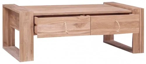 vidaXL Konferenčný stolík 110x60x40 cm masívne teakové drevo-