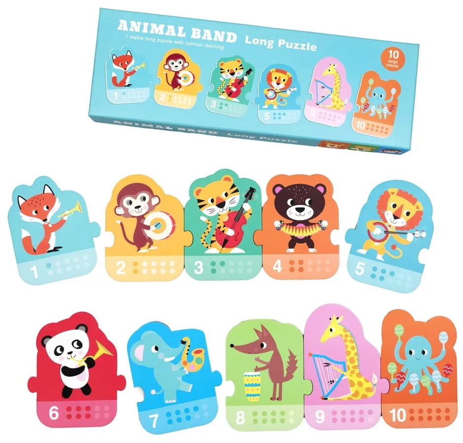 Puzzle (počet dielikov 10) Animal Band – Rex London