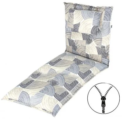 Doppler ELEGANT 2240 - poduška na záhradné ležadlo s podhlavníkom