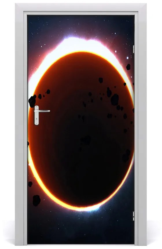 Fototapeta samolepiace na dvere zatmenie slnka 85x205 cm