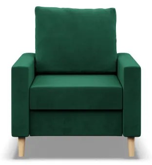 Kreslo BLANK Elegant fľaškovo zelené